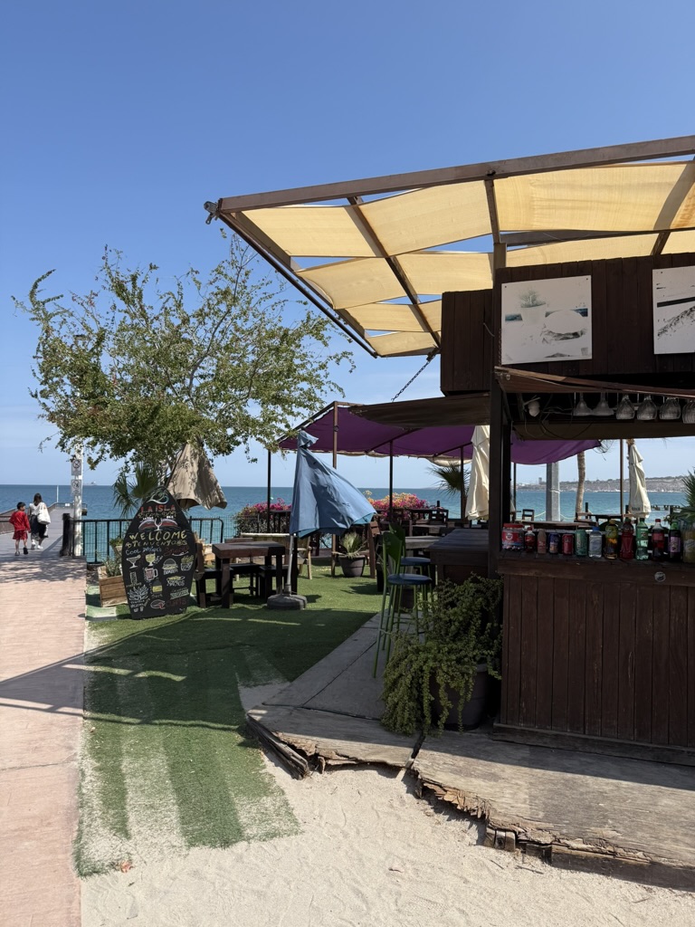 Entrance to Coromuel Beach off Carnival Shuttle